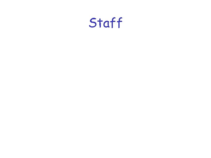Staff 