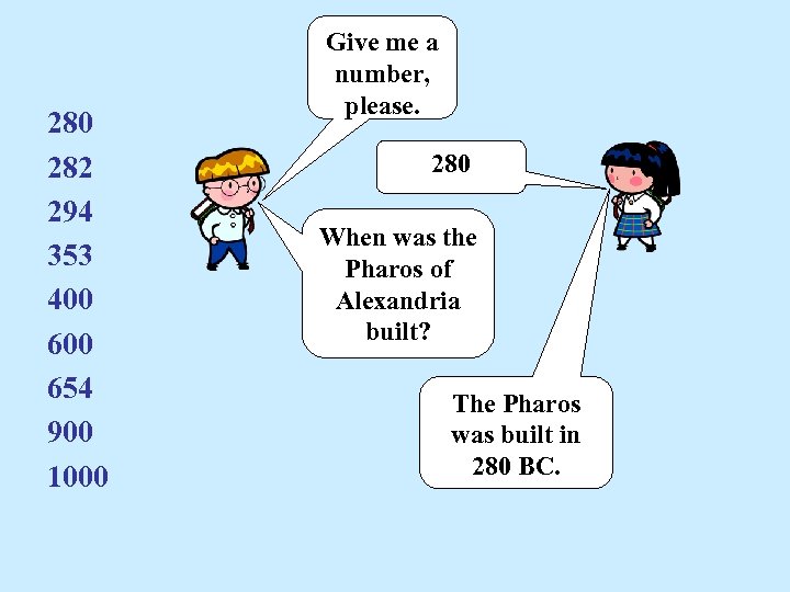 280 282 294 353 400 654 900 1000 Give me a number, please. 280
