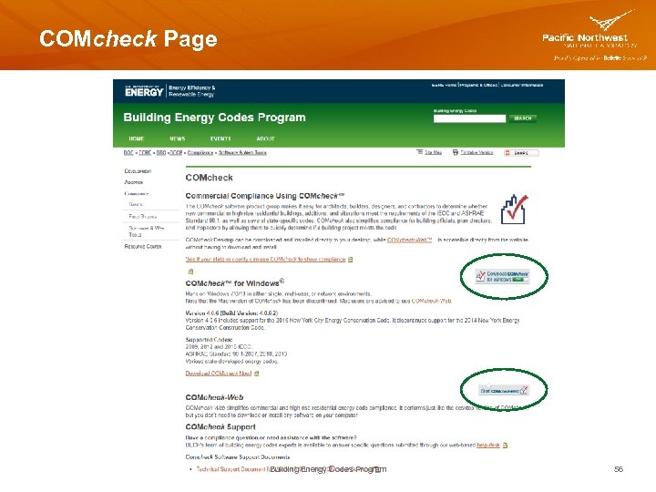 COMcheck Page Building Energy Codes Program 56 