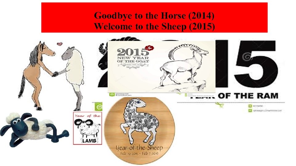 Goodbye to the Horse (2014) Welcome to the Sheep (2015) 