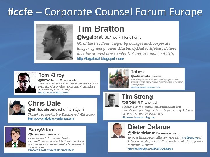 #ccfe – Corporate Counsel Forum Europe 