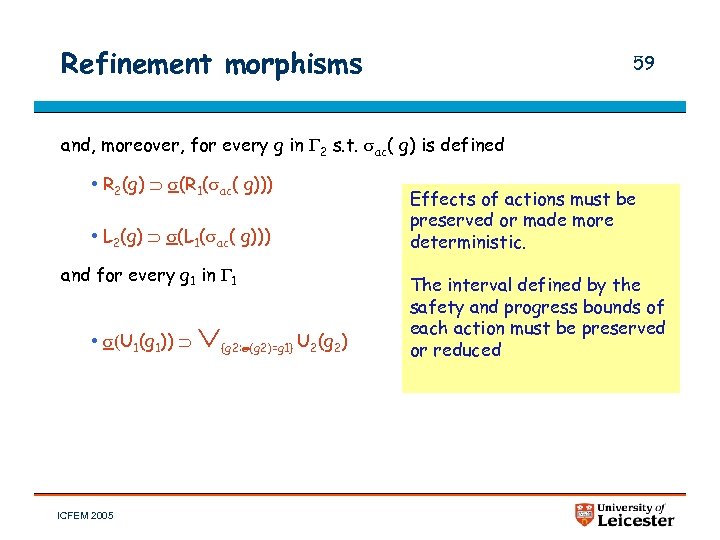 Refinement morphisms 59 and, moreover, for every g in 2 s. t. ac( g)