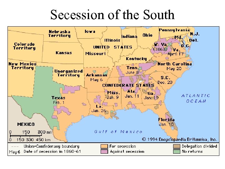 Secession of the South 