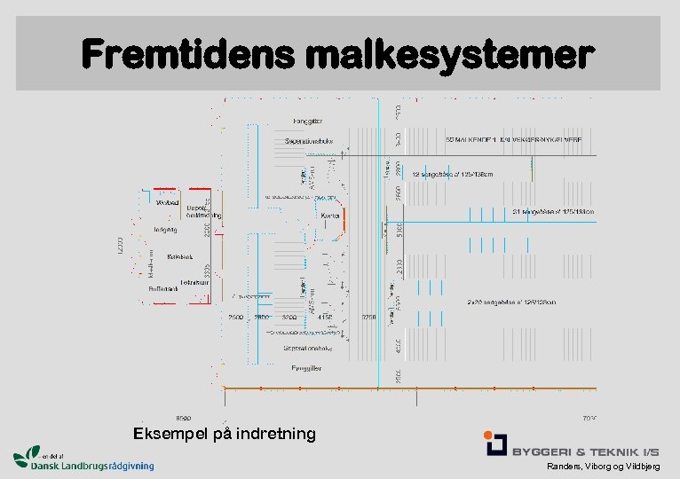 Fremtidens malkesystemer Eksempel på indretning Randers, Viborg og Vildbjerg 