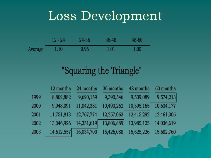 Loss Development 