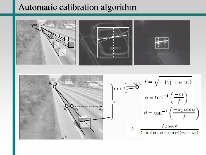 Automatic calibration algorithm 