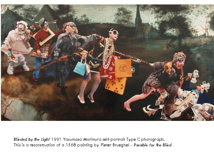 Blinded by the Light 1991 Yasumasa Morimura self-portrait Type C photograph. This is a