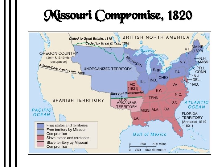 Missouri Compromise, 1820 