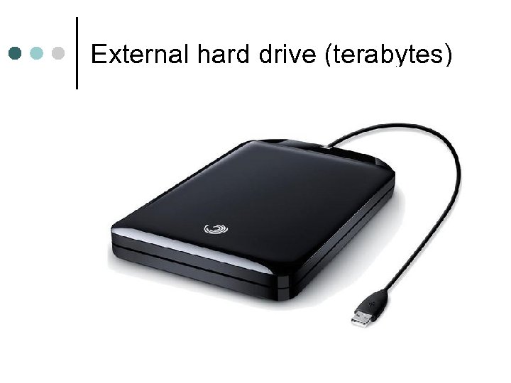 External hard drive (terabytes) 
