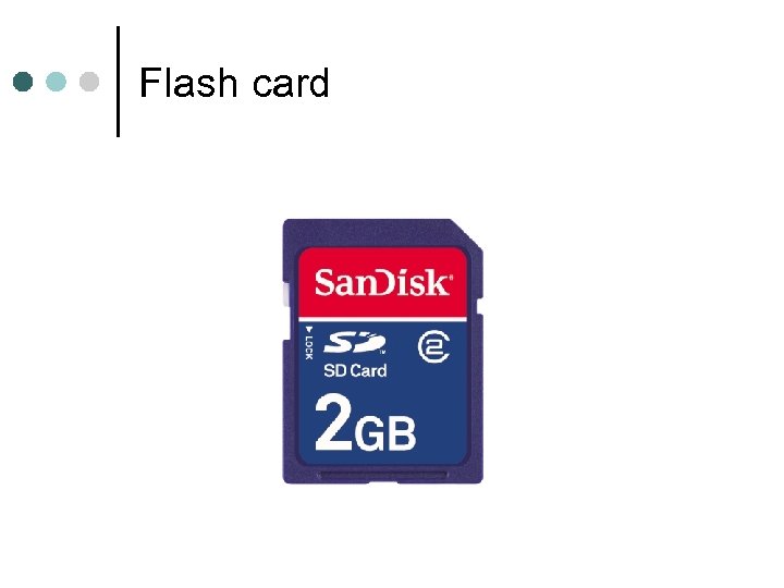Flash card 