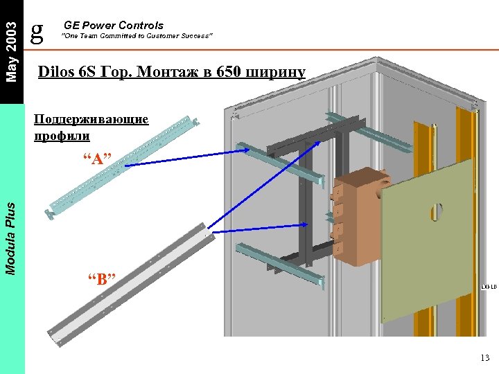 May 2003 g GE Power Controls ”One Team Committed to Customer Success” Dilos 6