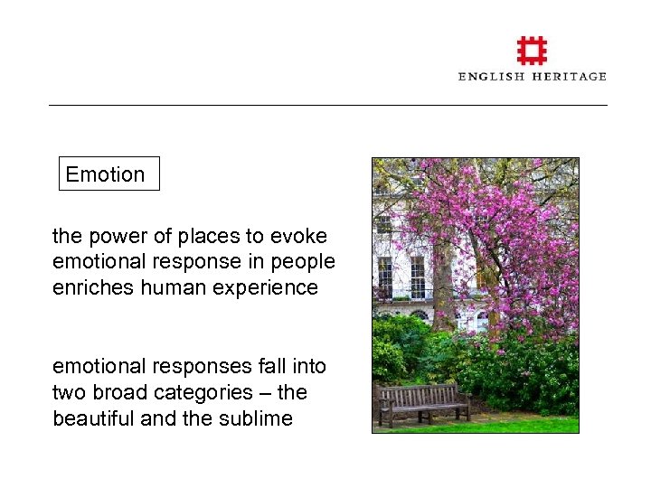 Emotion the power of places to evoke emotional response in people enriches human experience