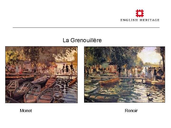La Grenouillère Monet Renoir 
