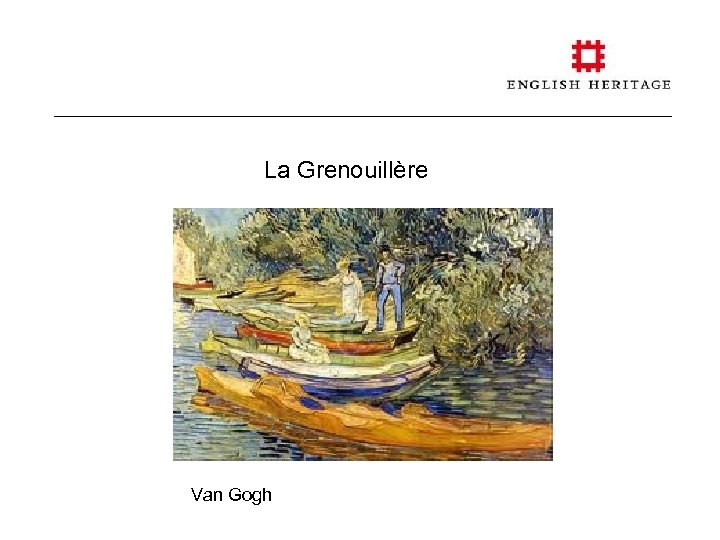 La Grenouillère Van Gogh 