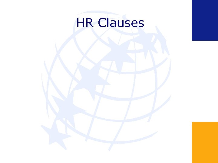 HR Clauses 