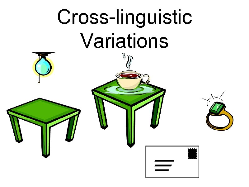 Cross-linguistic Variations 