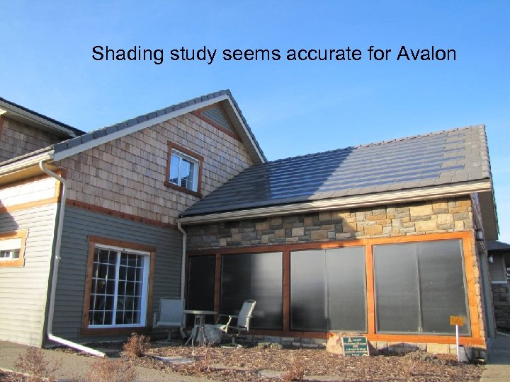 Shading study seems accurate for Avalon 