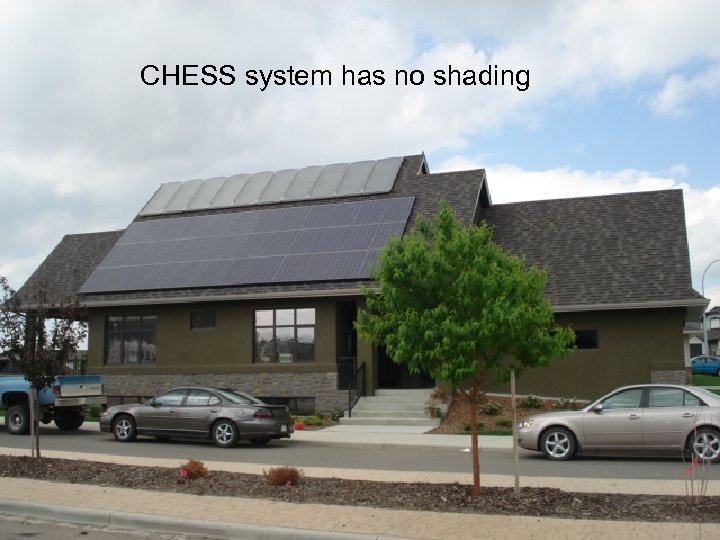 CHESS system has no shading 