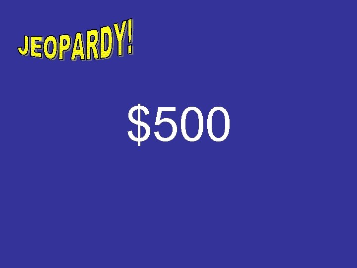 $500 
