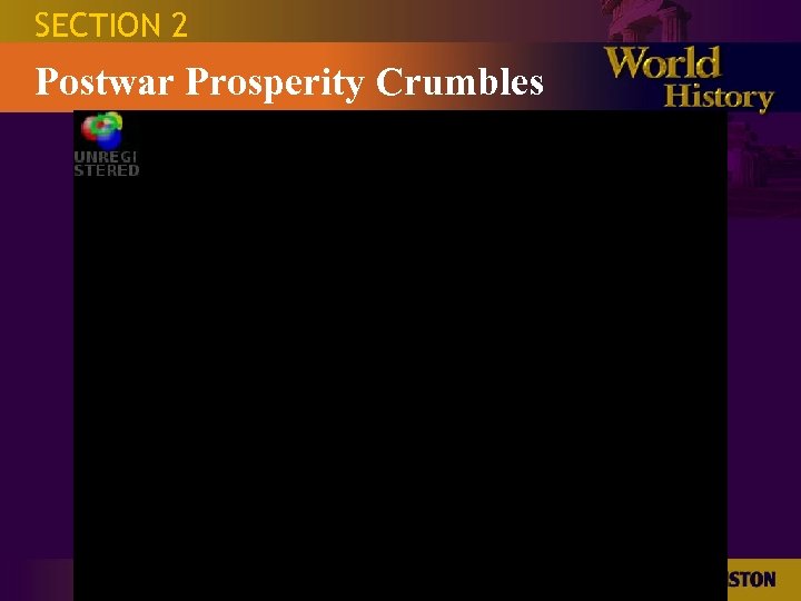 SECTION 2 Postwar Prosperity Crumbles 