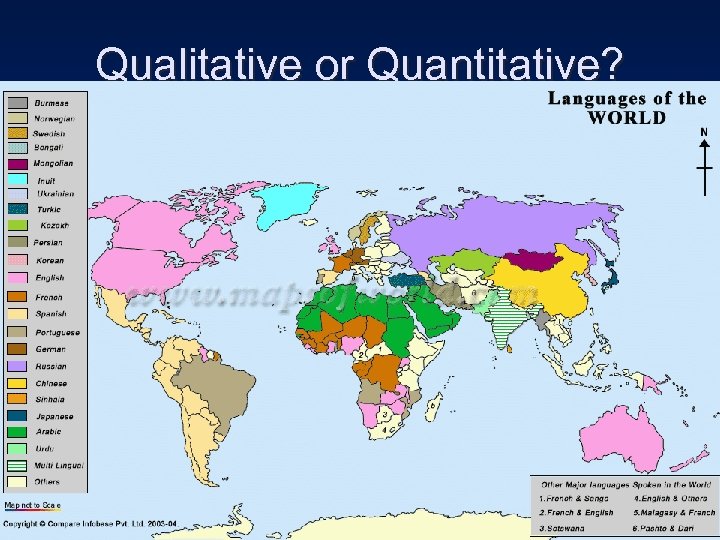 Qualitative or Quantitative? 