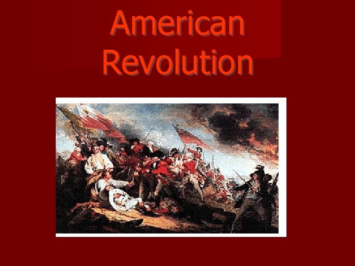 American Revolution 