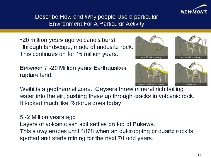 Describe How and Why people Use a particular Environment For A Particular Activity •