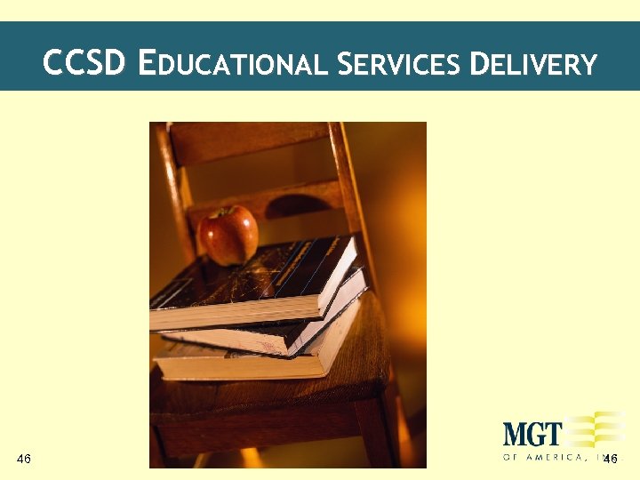 CCSD EDUCATIONAL SERVICES DELIVERY 46 46 