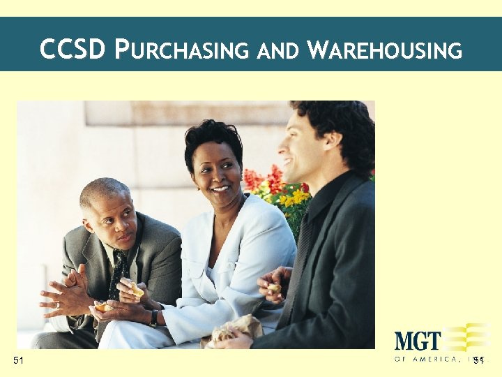 CCSD PURCHASING AND WAREHOUSING 51 51 