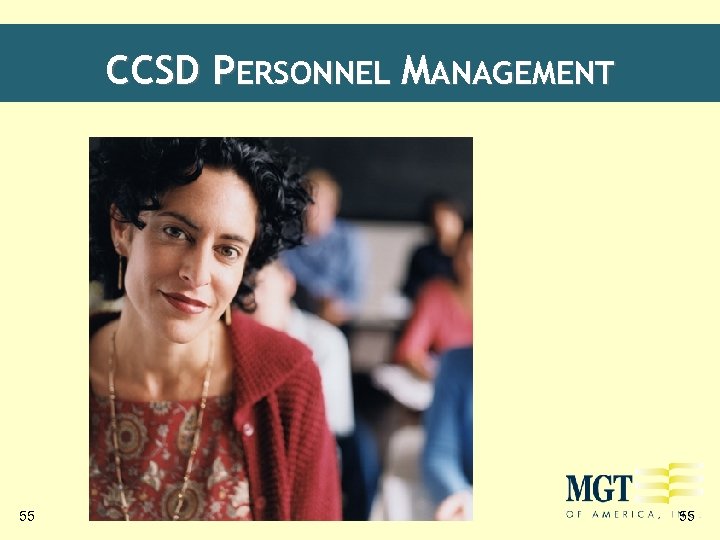 CCSD PERSONNEL MANAGEMENT 55 55 