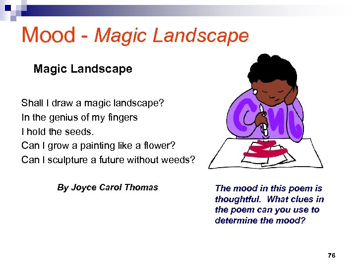 Mood - Magic Landscape Shall I draw a magic landscape? In the genius of