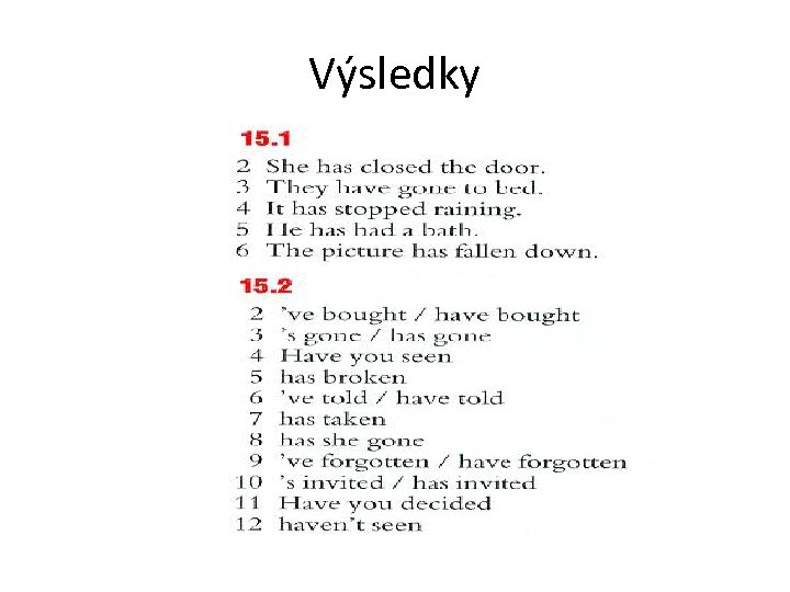 Výsledky 