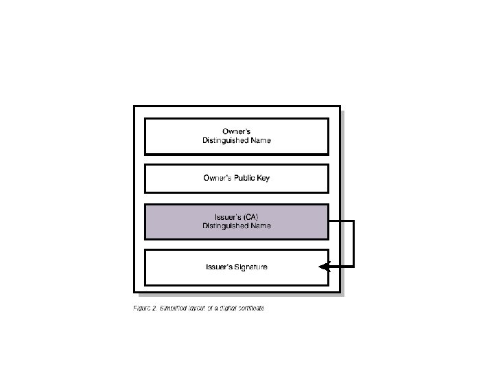 Simple Layout of a digital Certificate 