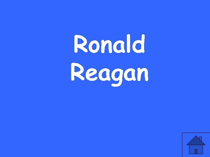 Ronald Reagan 