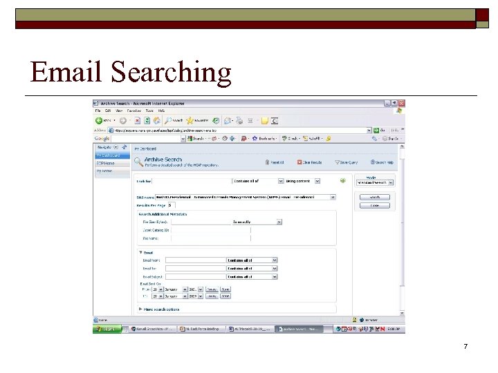Email Searching 7 