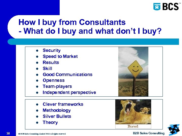 How I buy from Consultants - What do I buy and what don’t I