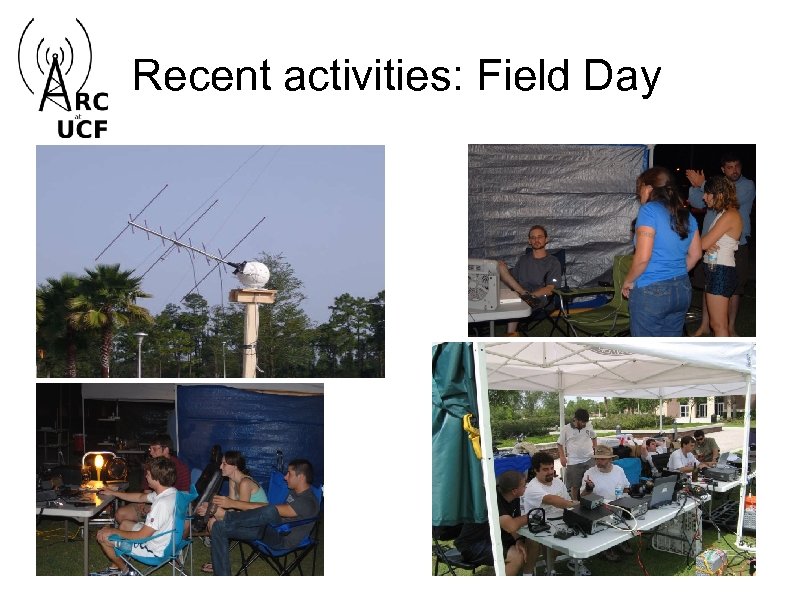 Recent activities: Field Day 