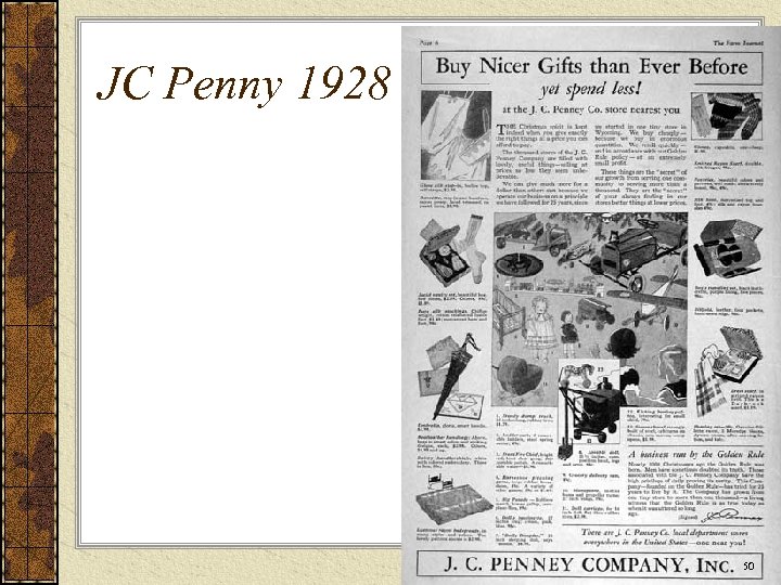 JC Penny 1928 50 