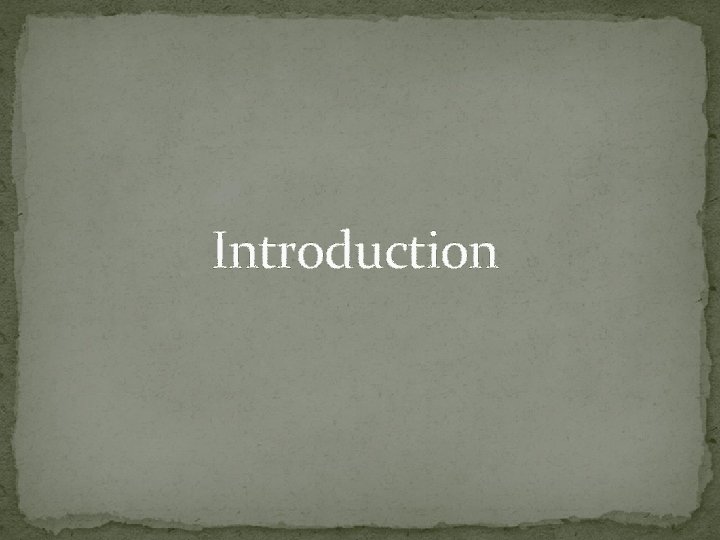 Introduction 