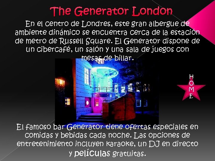 The Generator London En el centro de Londres, este gran albergue de ambiente dinámico