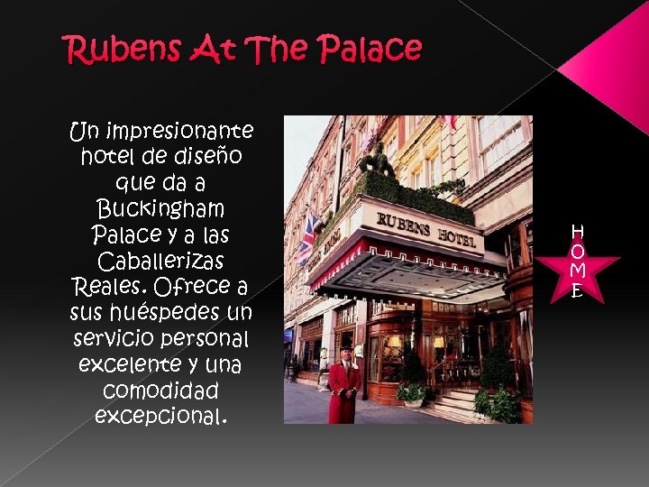 Rubens At The Palace Un impresionante hotel de diseño que da a Buckingham Palace