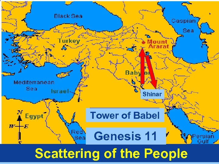 Shinar Tower of Babel Genesis 11 Scattering of the People 