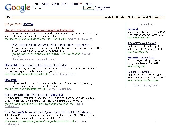 morville@semanticstudios. com 7 