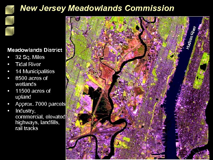 New Jersey Meadowlands Commission Meadowlands District • 32 Sq. Miles • Tidal River •