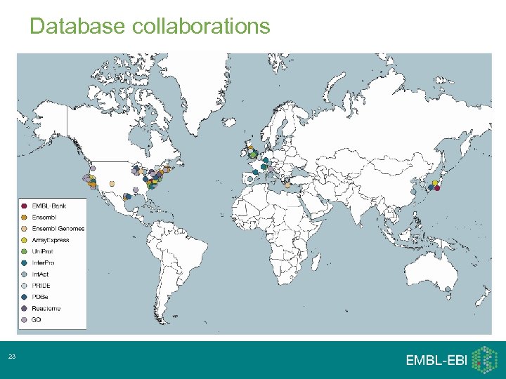 Database collaborations 23 