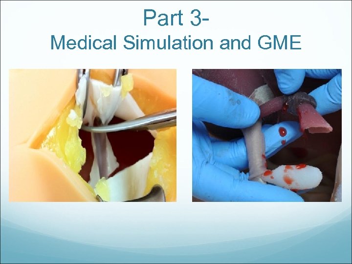 Part 3 Medical Simulation and GME 