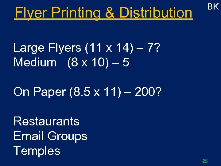 Flyer Printing & Distribution BK Large Flyers (11 x 14) – 7? Medium (8