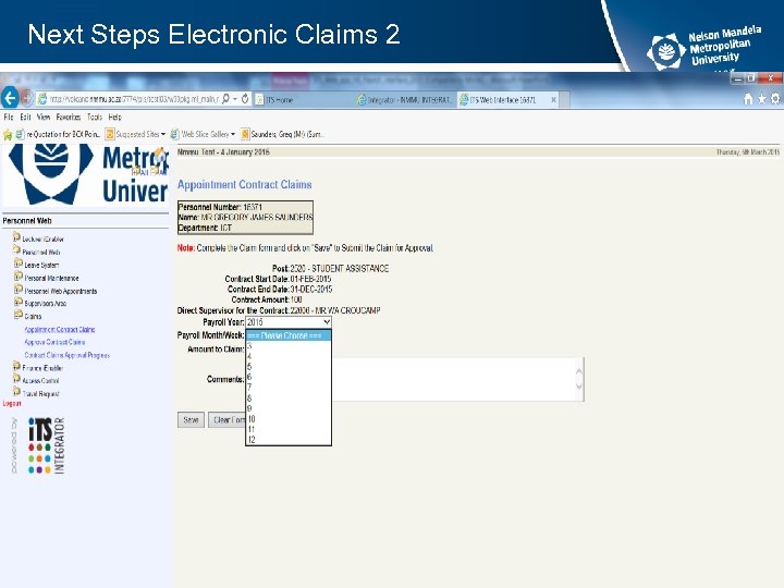 Next Steps Electronic Claims 2 