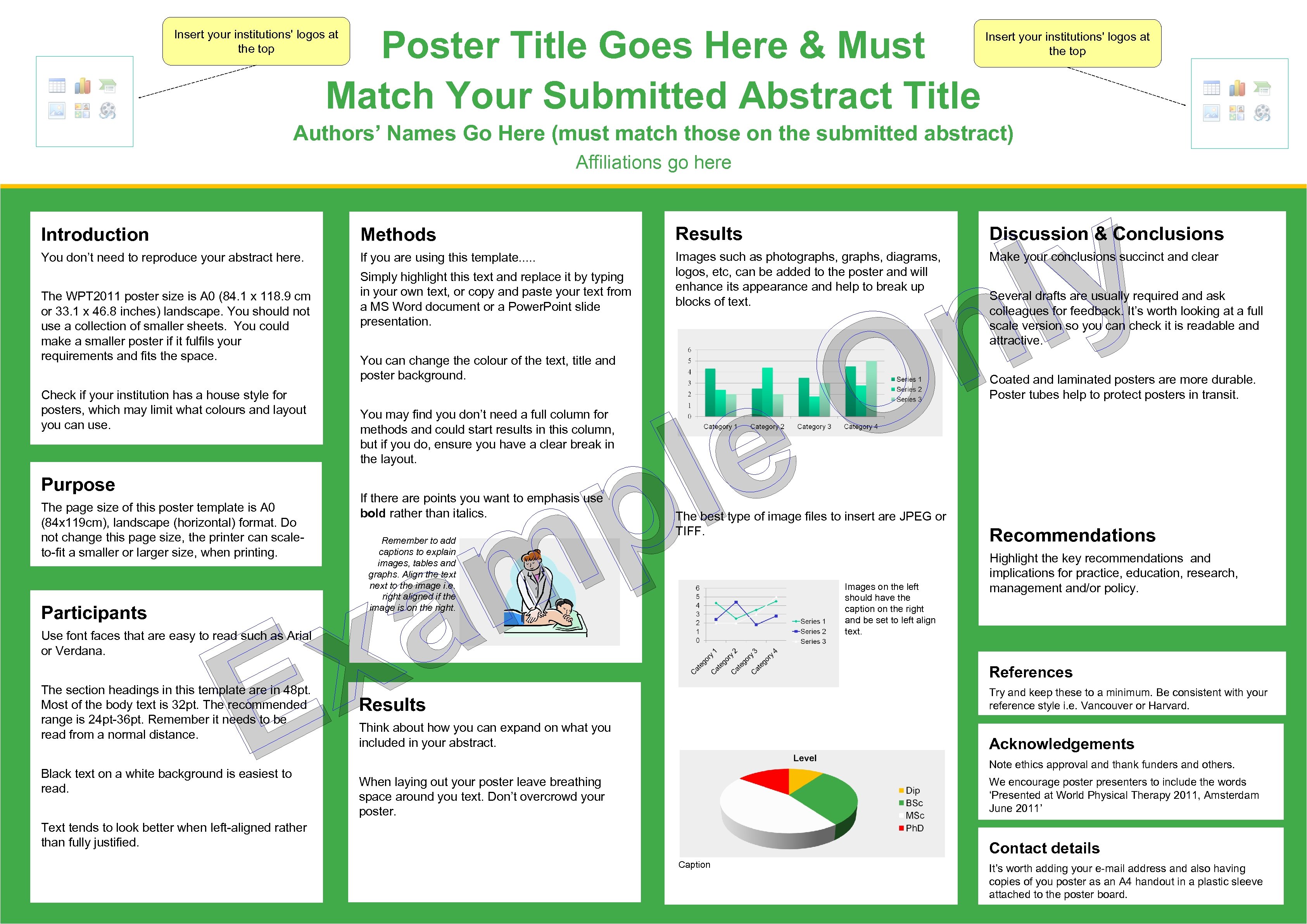 Poster Title Goes Here & Must Match Your Submitted Abstract Title Insert your institutions'