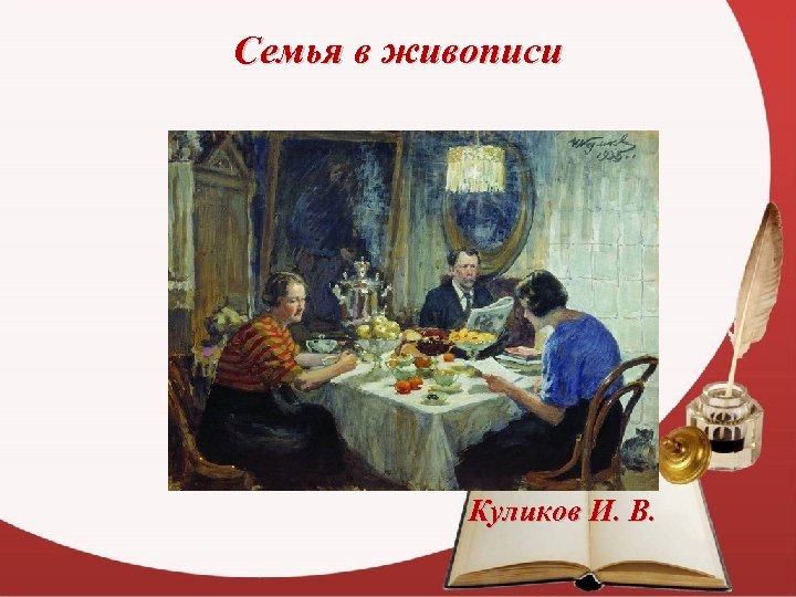 Семья в живописи Куликов И. В. 